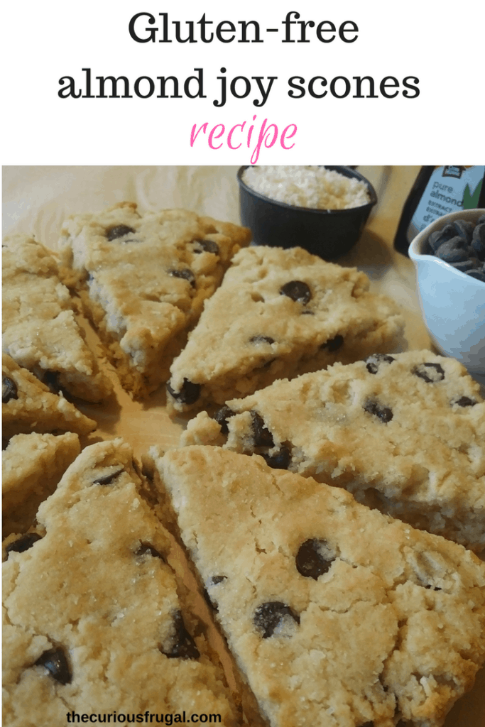 Gluten-free almond joy scones