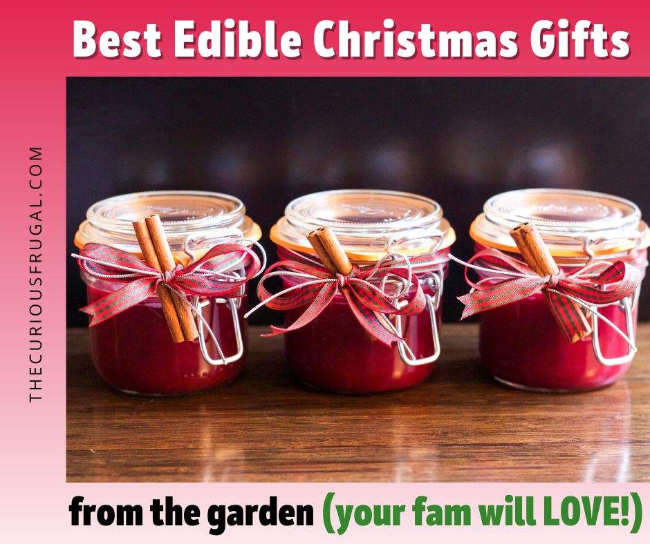 Best Edible Christmas Gifts from the Garden your fam will love (homemade jars of jam)