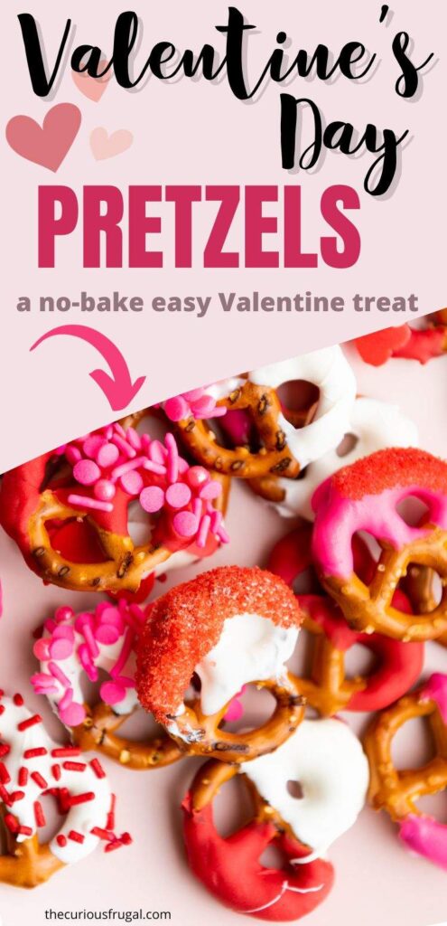 Valentine's Day Pretzels - a no-bake easy Valentine treat