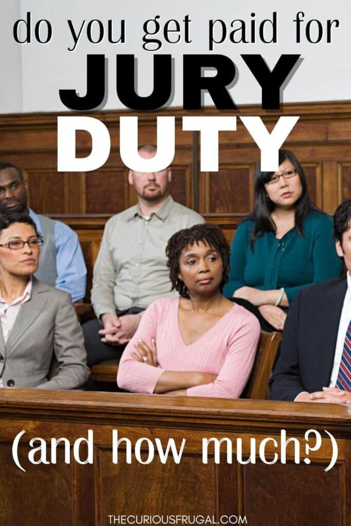 Do you get paid to go to jury duty (and how much)? (Jurors sitting in court)