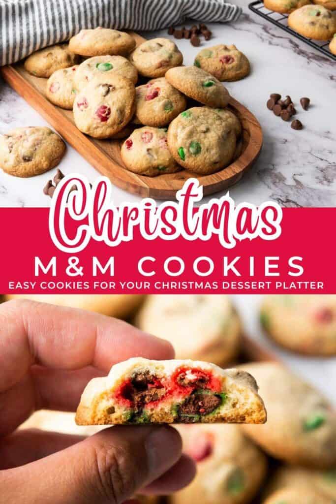 I love the tradition of baking during the holiday season, and these Christmas M&M cookies are always a hit on any cookie platter! Whether you're whipping up a batch for a festive cookie exchange or looking for easy Christmas cookies to enjoy with loved ones, this recipe delivers. These homemade Christmas cookies are not only delicious but also incredibly simple to make, so you have more time to celebrate the Christmas season and spread holiday cheer.