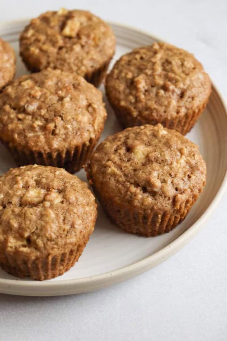 Image for Apple Cinnamon Oat Muffins (Healthy)