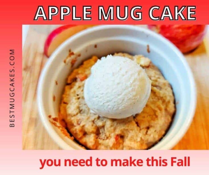 Image for 1-Minute Apple Mug Cake You Need To Make This Fall