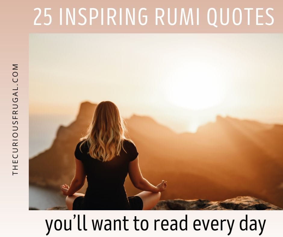 25 inspiring Rumi quotes that are thoughtful, grounding, and worth saving for when you need a fresh perspective. From short, simple lines to deeper reflections, these timeless words touch on love, life, and finding meaning in everyday moments. Perfect for journaling, sharing, or just sitting with quietly.