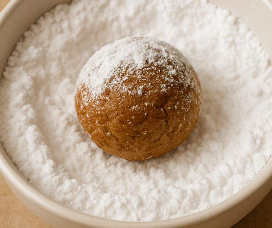These Gingerbread Crinkle Cookies are the ultimate frugal holiday baking idea...soft, spiced, and rolled in icing sugar for that perfect crackle on top! Made with simple pantry staples, they’re festive, budget-friendly, and foolproof. Great for cookie exchanges, Christmas dessert tables, or cozy winter baking days.