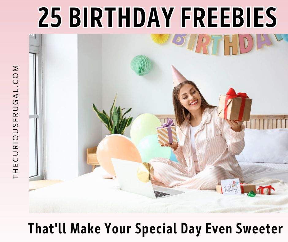 Who says birthdays have to be expensive? Discover 25 amazing birthday freebies that can score you free coffee, desserts, meals, beauty treats, snacks, and fun birthday rewards from your favorite stores and restaurants. Whether you're planning a frugal birthday or just love getting free stuff, this list is packed with birthday deals and birthday freebies worth signing up for before your big day. Save it now so you're ready to celebrate without spending a fortune!