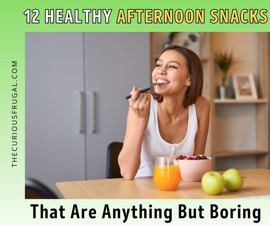 Looking for healthy afternoon snacks that actually satisfy your 3pm cravings? These 12 easy afternoon snack ideas are anything but boring! From sweet treats to savory bites, these creative snacks for adults are delicious, satisfying, and perfect for beating that afternoon slump. Whether you need healthy snacks for work, quick high-protein snacks, or something to keep you from getting hangry before dinner, you'll find plenty of yummy snack inspiration here. Save these easy snack ideas for the next time your 3pm hunger hits!